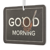 グッドモーニングコーヒーの空気フレッシュナー カーエアーフレッシュナー (左)