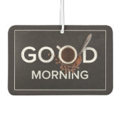 グッドモーニングコーヒーの空気フレッシュナー カーエアーフレッシュナー (正面)