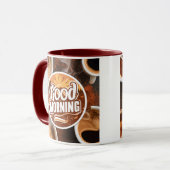 グッドモーニングコーヒーアート#2 マグカップ (正面左)