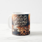 グッドモーニングコーヒーマグ – Stylで一日を始める コーヒーマグカップ (正面左)