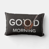 グッドモーニングコーヒー枕 ランバークッション (裏面)