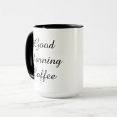 グッドモーニングコーヒー | 311mlマグカップ マグカップ (正面左)