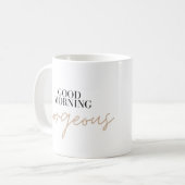 グッドモーニングゴージャスコーヒーマグ コーヒーマグカップ (正面左)