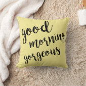 グッドモーニングゴージャス装飾用クッション クッション (ブランケット)