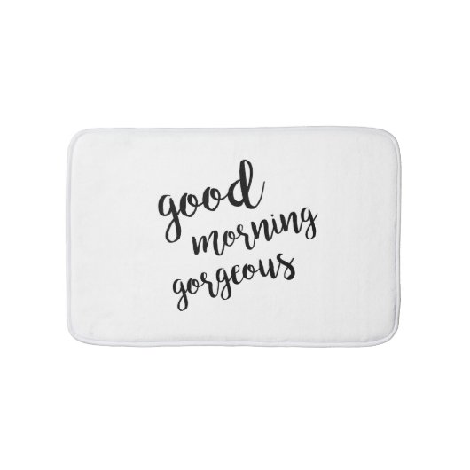 グッドモーニングゴージャス バスマット (正面)