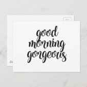 グッドモーニングゴージャス ポストカード (正面/裏面)