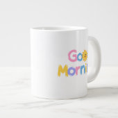 グッドモーニングサン😁コーヒー専門マグカップ ジャンボコーヒーマグカップ (正面右)
