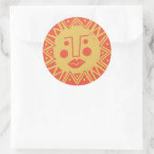 グッドモーニングサンシャイカラフルン ラウンドシール (バッグ)