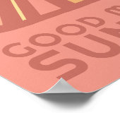 グッドモーニングサンシャインキュートサン子供部屋ベビールーム ポスター (角)