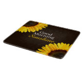 グッドモーニングサンシャインサンフラワー カッティングボード (角)