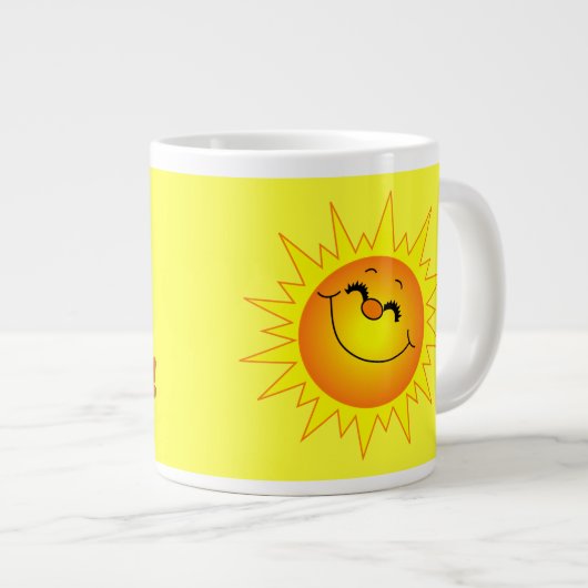 グッドモーニングサンシャインジャンボカップ ジャンボコーヒーマグカップ (正面右)