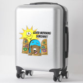 グッドモーニングサンシャインステッカー シール (スーツケース)