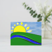 グッドモーニングサンシャインデイポストカード ポストカード (スタンド正面)