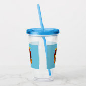 グッドモーニングサンシャインビグおもしろいフートコーヒー アクリルタンブラー (左)