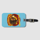 グッドモーニングサンシャインビグおもしろいフートコーヒー ラゲッジタグ (正面横)