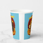 グッドモーニングサンシャインビグおもしろいフートコーヒー 紙コップ (右)