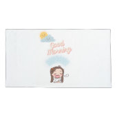 グッドモーニングサンシャインピローケース 枕カバー (裏面-左)