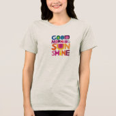 グッドモーニングサンシャインプレミアムベラキャンバス トライブレンドＴシャツ (正面)
