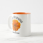 グッドモーニングサンシャインマリゴールド ツートーンマグカップ (正面左)