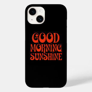 グッドモーニングサンシャインレトロデコールプリント Case-Mate iPhone 14ケース