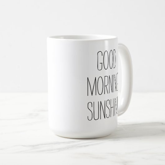 グッドモーニングサンシャイン コーヒーマグカップ (正面右)