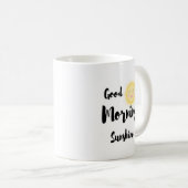 グッドモーニングサンシャイン |ステートメントコーヒーマグ コーヒーマグカップ (正面右)