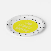 グッドモーニングサンシャイン | 水玉模様紙プレート ペーパープレート (アングル)