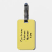 グッドモーニングサンセット ラゲッジタグ (裏面縦)