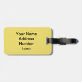 グッドモーニングサンセット ラゲッジタグ (裏面横)