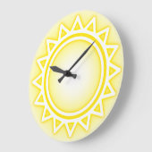 グッドモーニングサンネオン ラージ壁時計 (傾斜)