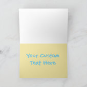 グッドモーニングサンライズサンディトロピカルビーチ カード (内部)