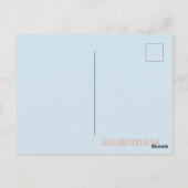 グッドモーニングサンライズサンディトロピカルビーチ ポストカード (裏面)