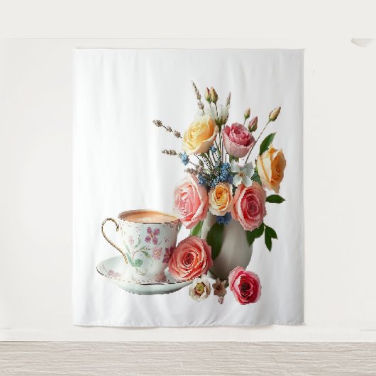 グッドモーニングティー タペストリー (正面)