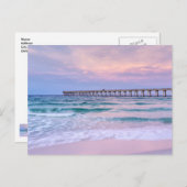 グッドモーニングナバラビーチピア空白のハガキ ポストカード (正面/裏面)