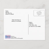 グッドモーニングナバラビーチピア空白のハガキ ポストカード (裏面)