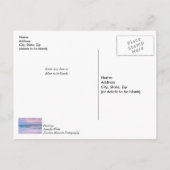 グッドモーニングナバラビーチ考えるピアズオブユー ポストカード (裏面)