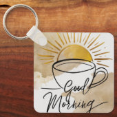 グッドモーニングハガキ キーホルダー (正面)