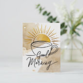 グッドモーニングハガキ ポストカード (スタンド正面)