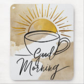 グッドモーニングハガキ マウスパッド (正面)