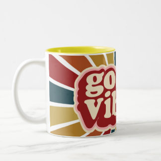 グッドモーニングバイブコーヒーマグ ツートーンマグカップ