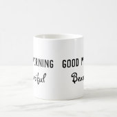 グッドモーニングビューティフルコーヒーマグ コーヒーマグカップ (中央)
