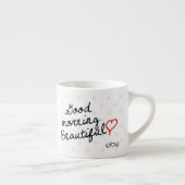 グッドモーニングビューティフル水玉模様 エスプレッソカップ (右)