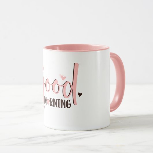 グッドモーニングビューティフル マグカップ (正面右)