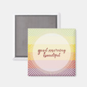 グッドモーニングビューティフル マグネット (正面/裏面)