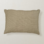 グッドモーニングビューティフル |リネンのテクスチャのスロー アクセントクッション (裏面)