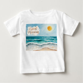グッドモーニングビーチライフ ベビーTシャツ