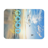 グッドモーニングブルースカイ マグネット (横)