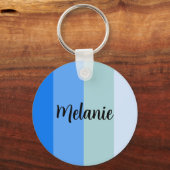 グッドモーニングブルーストライプの キーホルダー (裏面)