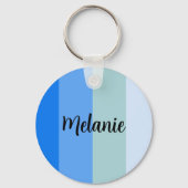 グッドモーニングブルーストライプの キーホルダー (裏面)