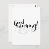グッドモーニングプリント ポストカード (正面/裏面)